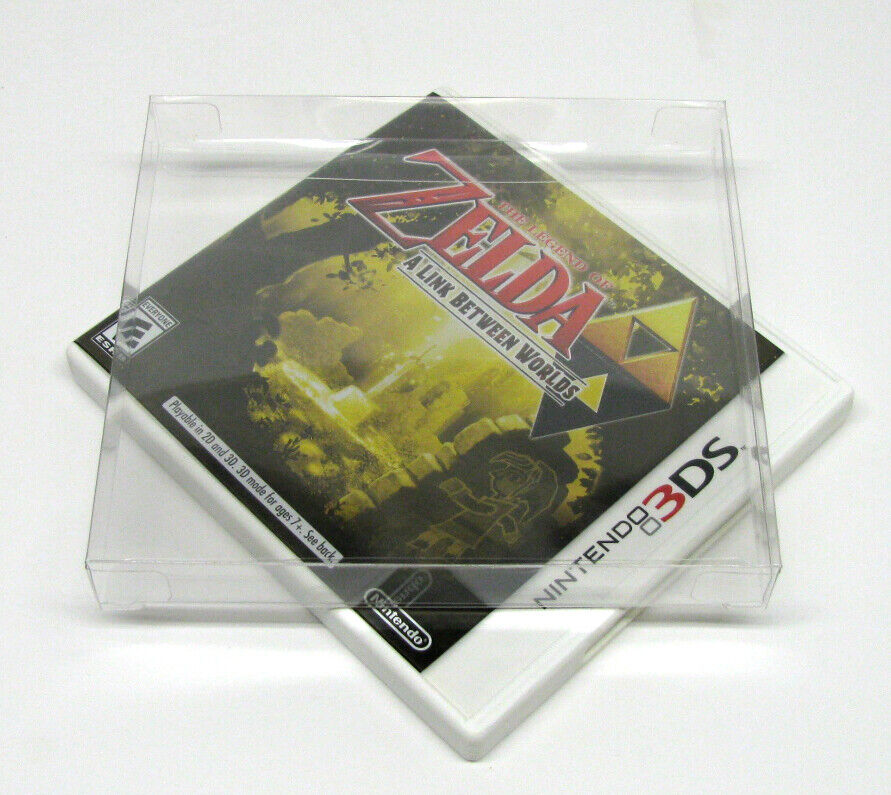 10x NINTENDO 3DS CIB GAME BOX - CLEAR PROTECTIVE BOX PROTECTOR SLEEVE CASE Dr. Retro Does Not Apply - фотография #2