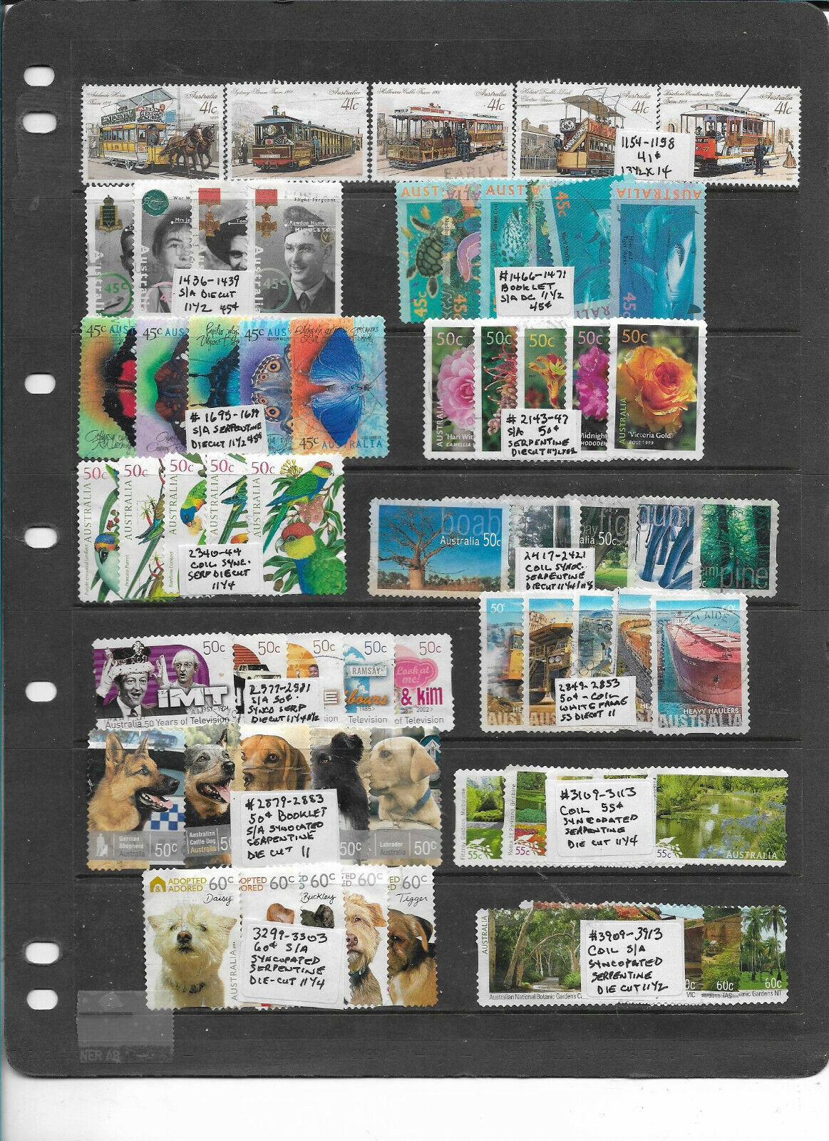 Australia 13 complete sets F-VF used(64 stamps) Без бренда