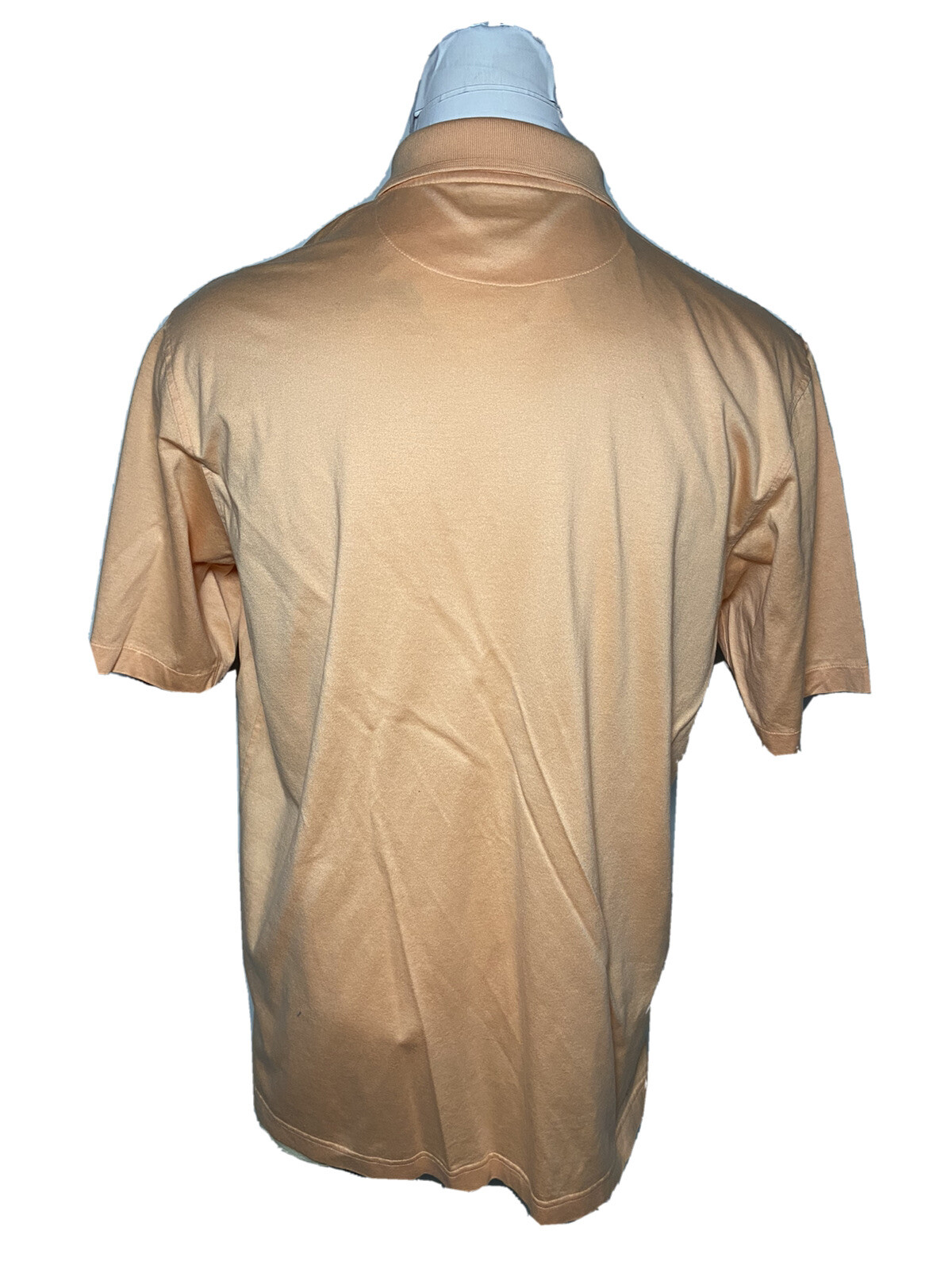 LOT OF 2 Jos A Bank Large L Orange / White Black Mens Casual Polo / Golf Shirt Jos A Bank - фотография #3