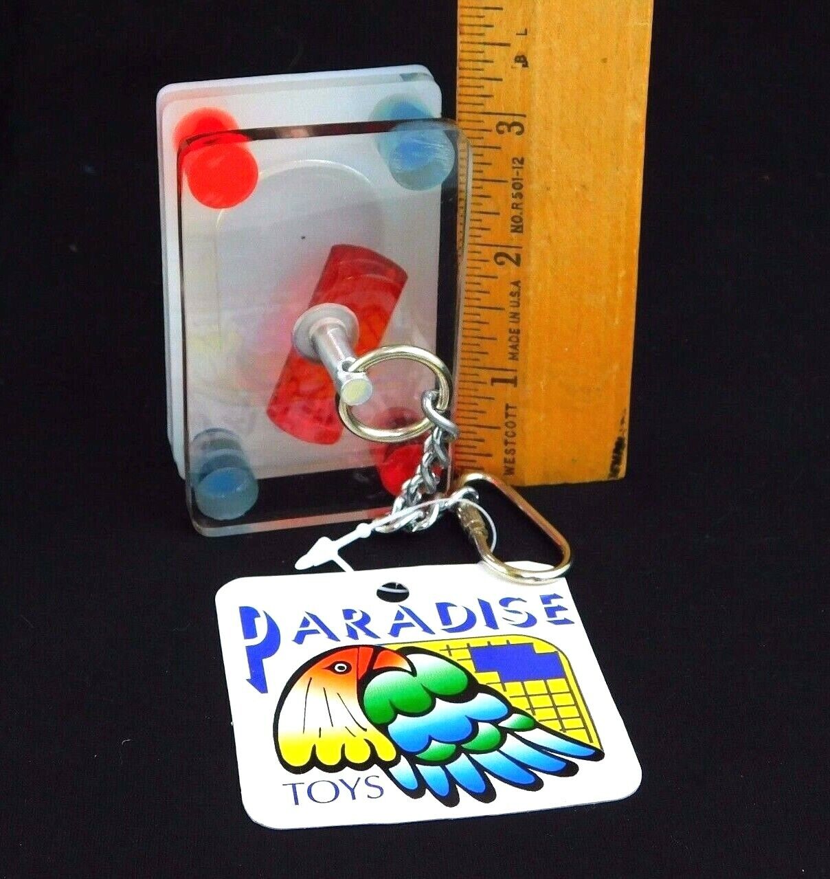 Lot 3 Paradise Toys Small Med Parrot Acrylic Activity Toy Rattle Caitec Caitec Does Not Apply - фотография #6