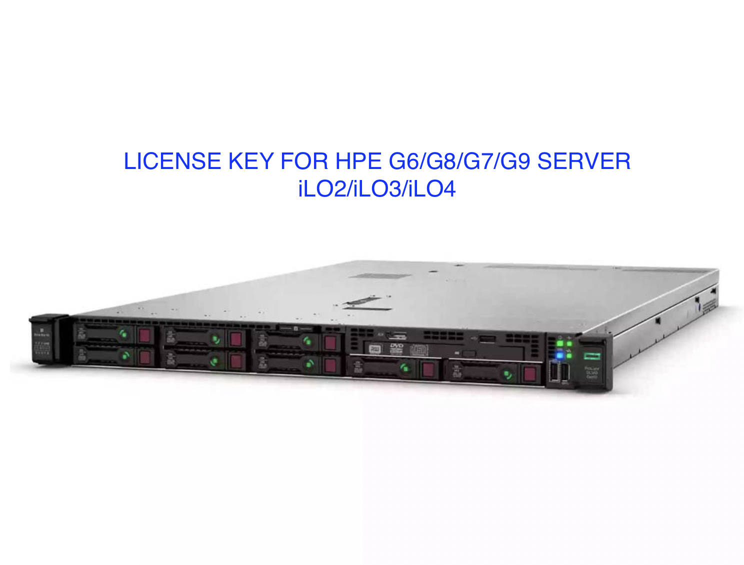HP iLO Advanced License key(iLO 2, iLO3, iLO4) for HPE Sever G6 G7 G8 G9  HP