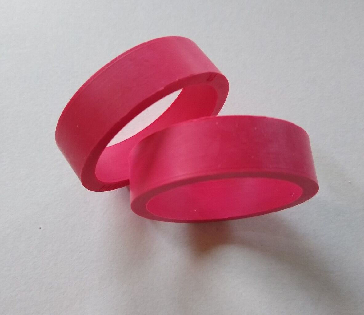 Pinball Flipper Rubber Replacement Rings Standard Size Light Red Color Lot Of 2 Unknown