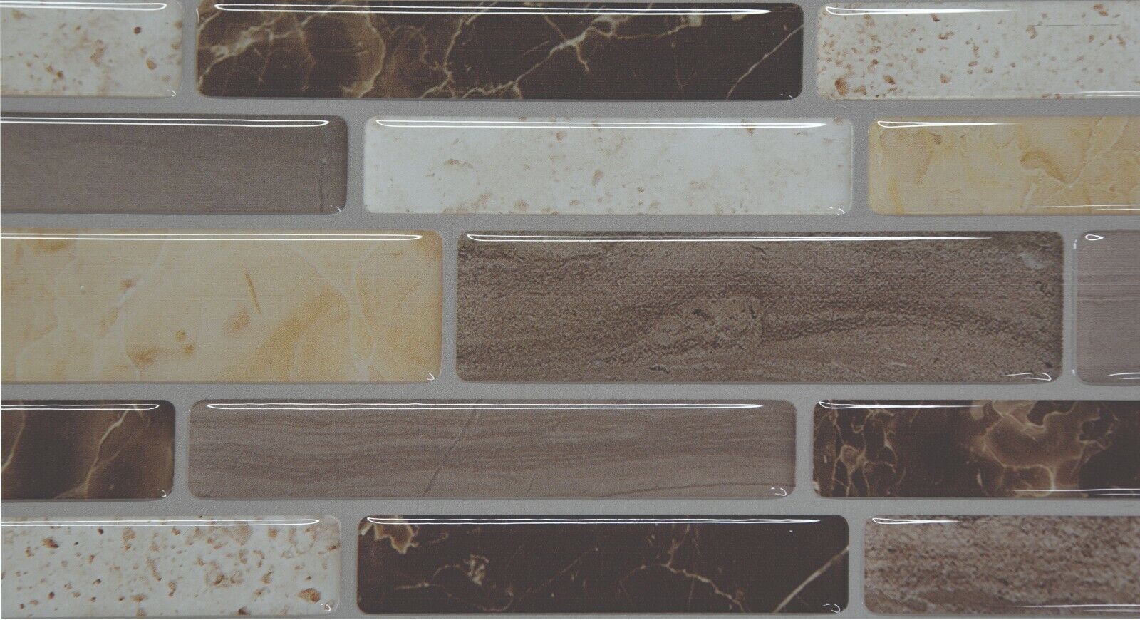 CMP Peel and Stick Decorative Backsplash Tiles - Saddlebrook Classic 5pk CMP TILE - фотография #7