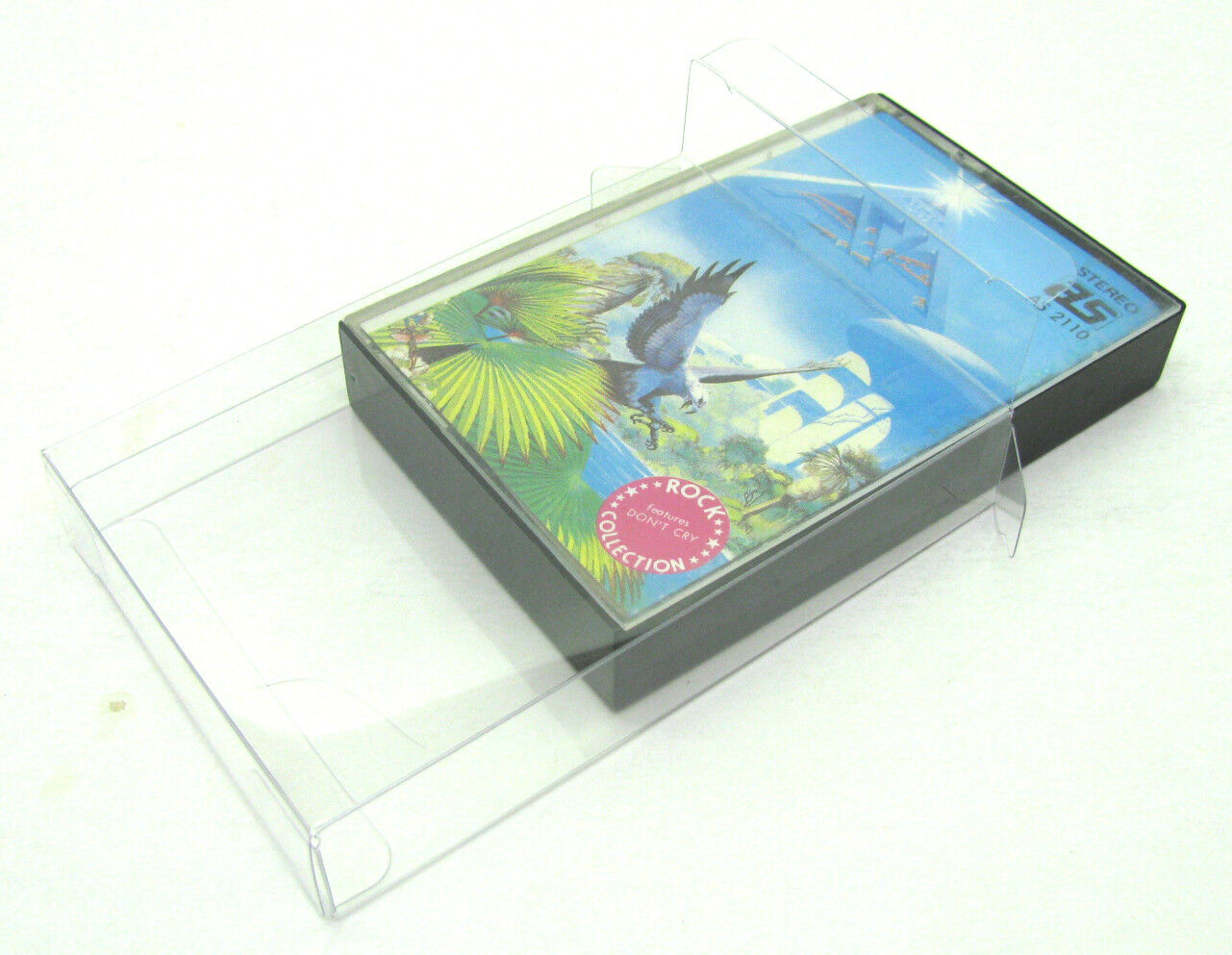 5x MUSIC CASSETTE TAPE - CLEAR FOLDING PROTECTIVE BOX PROTECTOR SLEEVE CASE Dr. Retro Does Not Apply - фотография #3
