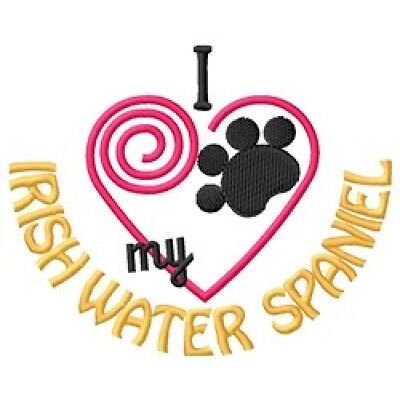 I Heart My Irish Water Spaniel Ladies T-Shirt 1365-2 Size S - XXL Без бренда