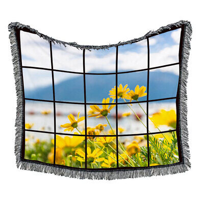 2PCS CALCA 40"x 60" Sublimation Flannel Fringe Blanket with 20 Printable Panels CALCA 6680003397200 - фотография #6