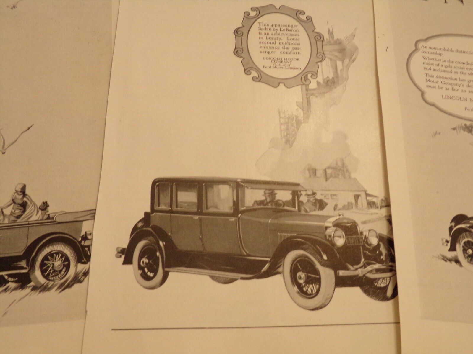 1910-1930 Lincoln Cars, Automobile Advertising Print, Re-Sell 25 Collectible ads Без бренда Cabriolet - фотография #8