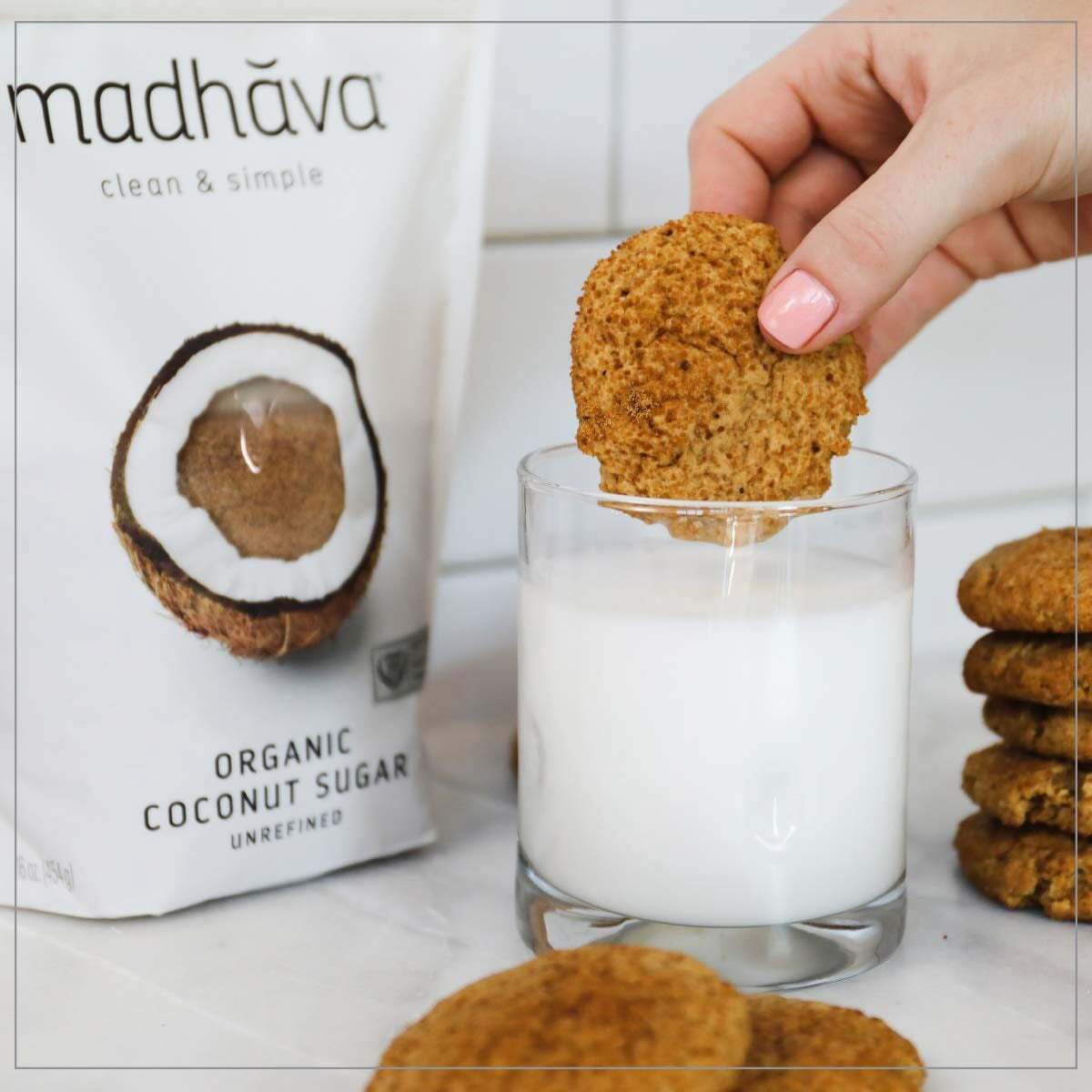Madhava Organic Unrefined Coconut Sugar, 3 lbs Bag Madhava PP-GRCE39127 - фотография #3