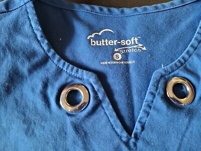 SCRUBs 5 Scrub Uniform 2 Tops 3 Pants Bottoms by BUTTER-SOFT Sz S Blue Butter Soft Does Not Apply - фотография #7