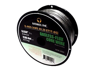 Made in USA (2 Rolls) E71T-GS .030 in. Dia 2lb. Gasless-Flux Core Wire Welding Kiswel Inc. KNGS0302 - фотография #5