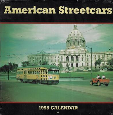 1998 American Streetcars Calendar , Sealed - NEW Без бренда