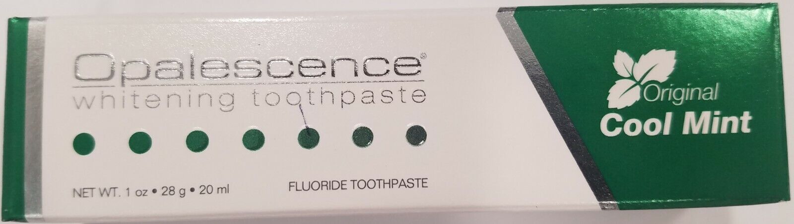 *2-Pack* Opalescence Whitening Toothpaste 1 Oz Fluoride Original Cool Mint 402 Opalescence UP-402 - фотография #2
