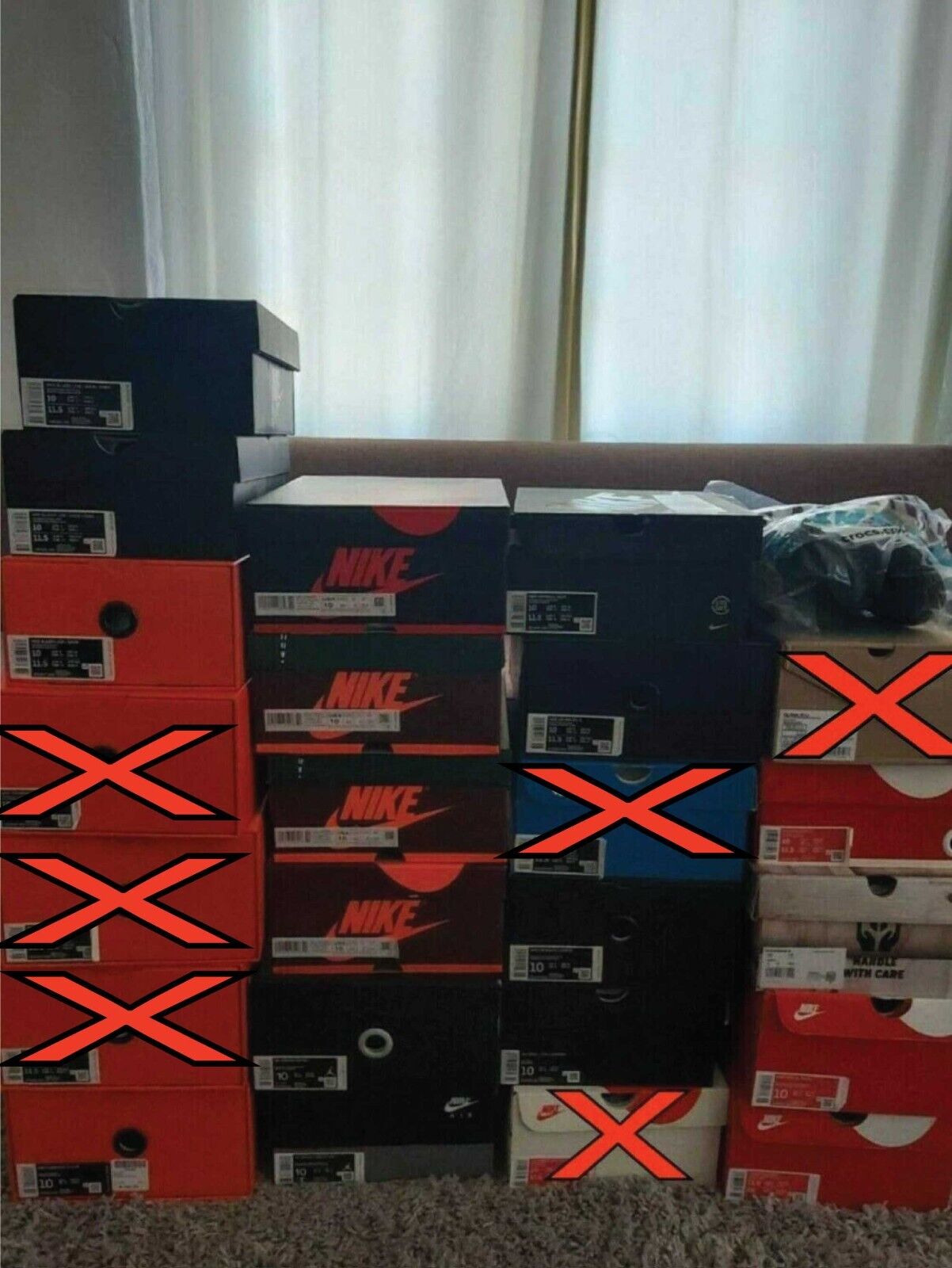 Jordan Nike Sacai Dunk Supreme Clot Kaws DS Sneaker Lot Size 10 Bundle Bulk Deal Nike Air Jordan Retro - фотография #9