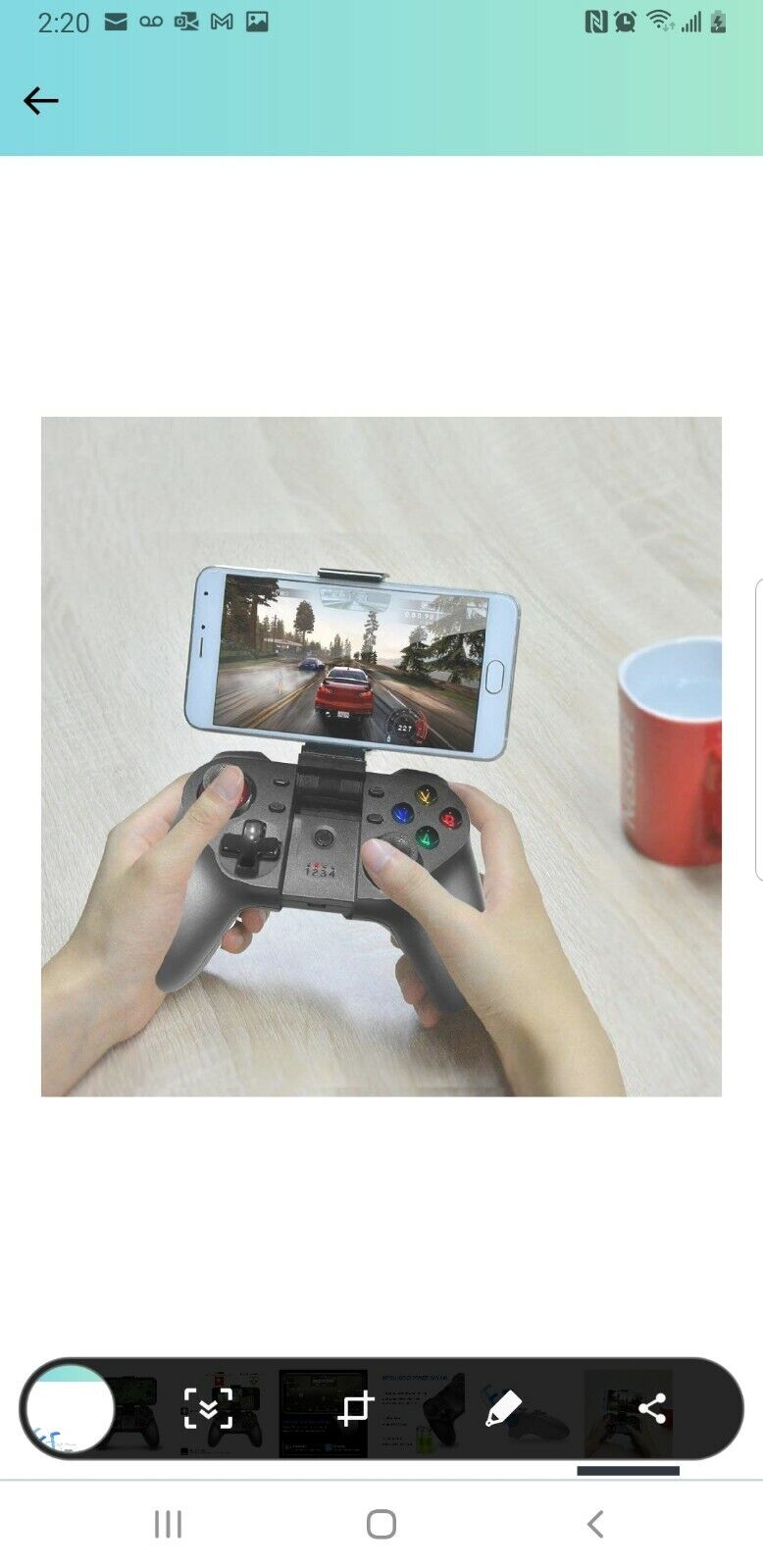 CHENGDAO Mobile Smartphone Gaming Controller Wireless Compatible Android,Tablet  Chengdao N/A - фотография #7