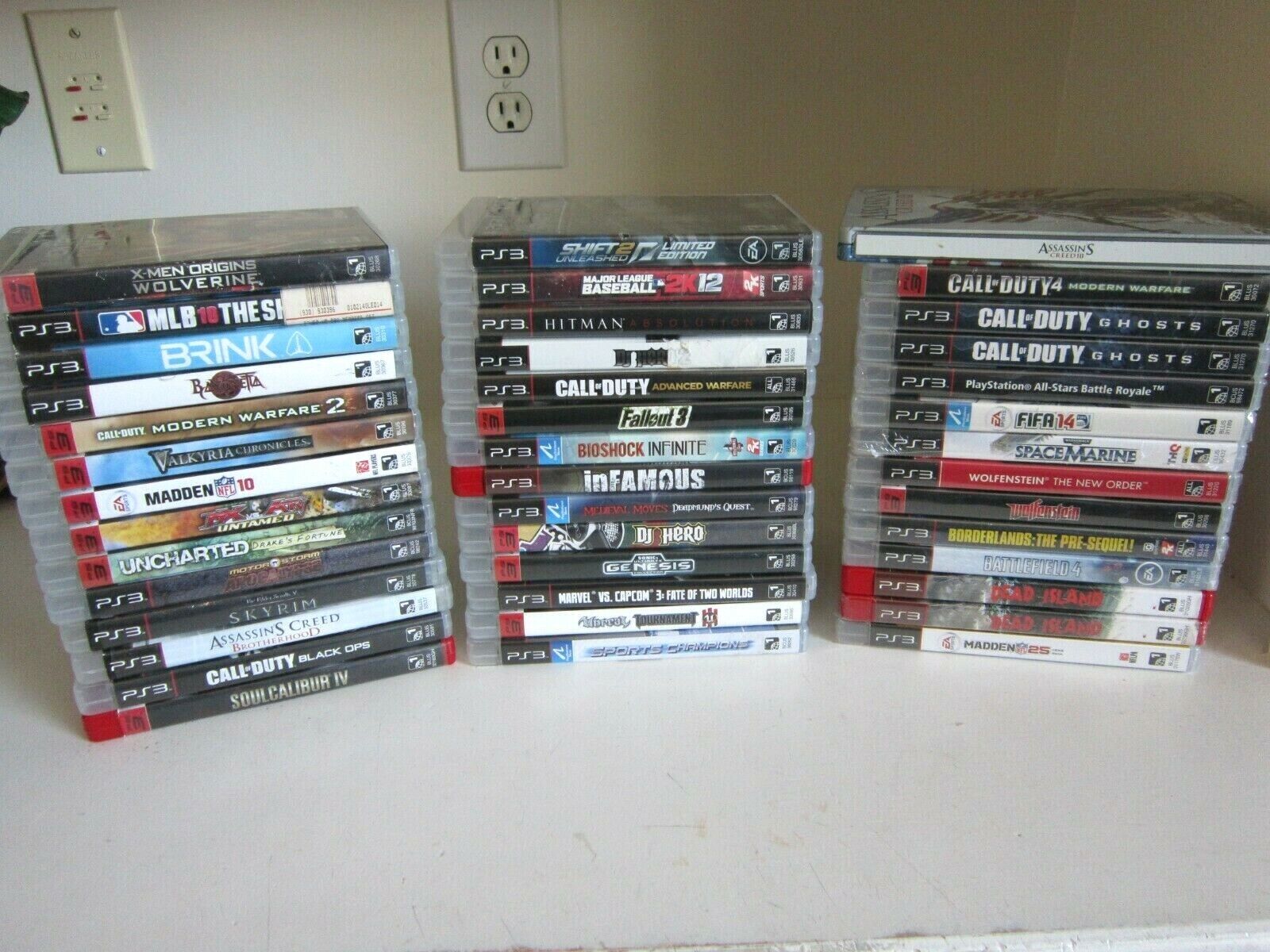 Lot of 42 Playstation 3 Games, Most are in excellent cond. Some New not opened. PlayStation Sony PlayStation 3