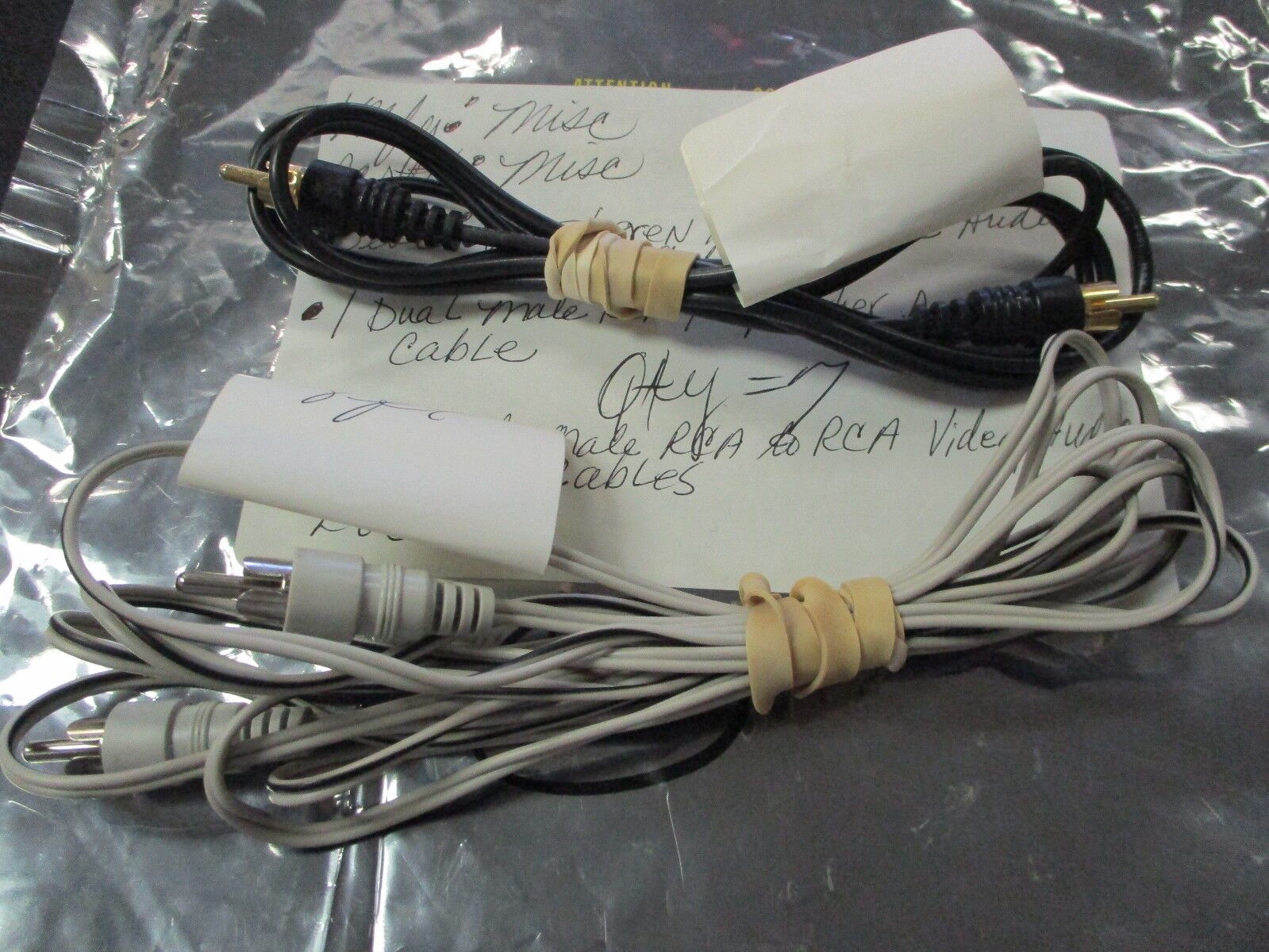 Used various Video and Audio Cables (QTY 7) Unbranded/Generic Does Not Apply - фотография #2