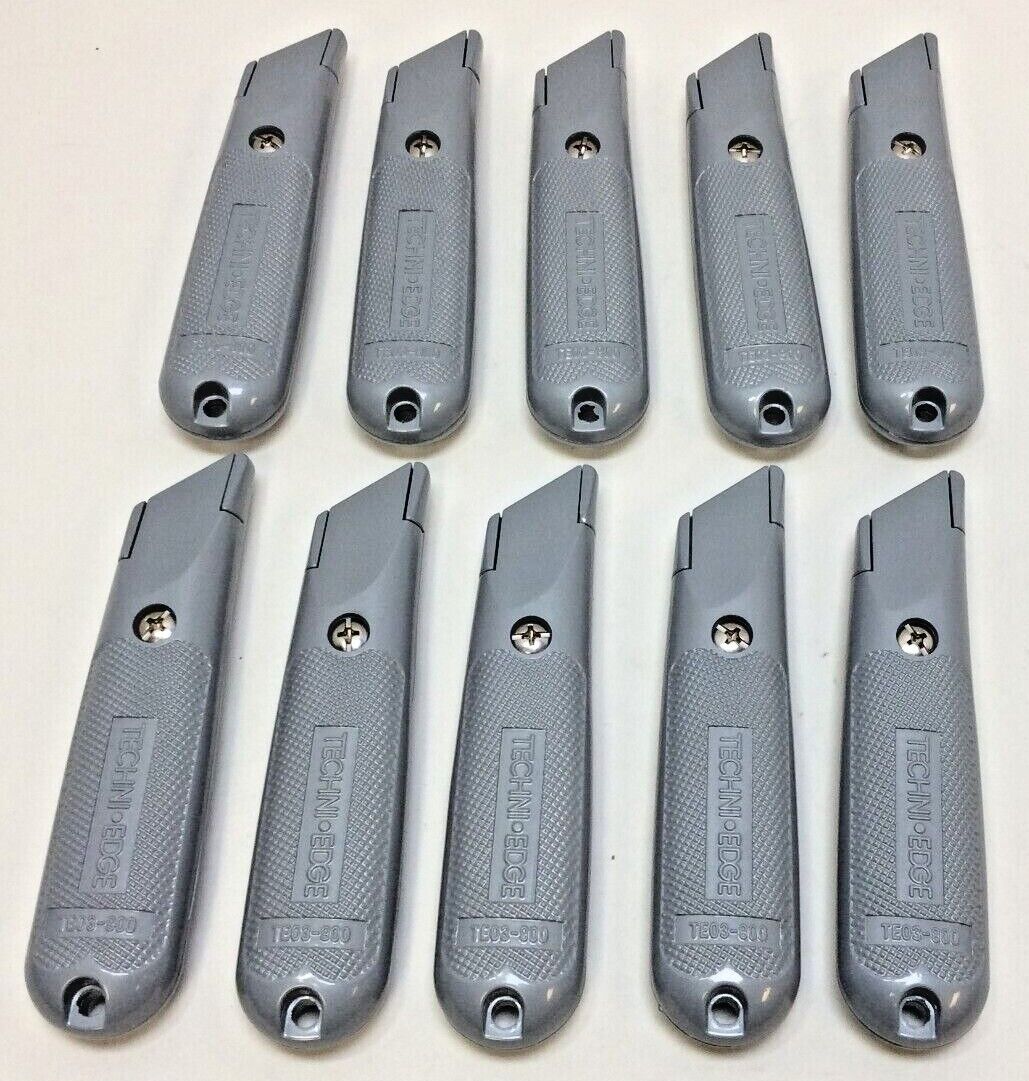 Heavy Duty Metal Utility Knife, Fixed Blade Drywall Knife, Lot of 10, Free Ship Unbranded Does Not Apply
