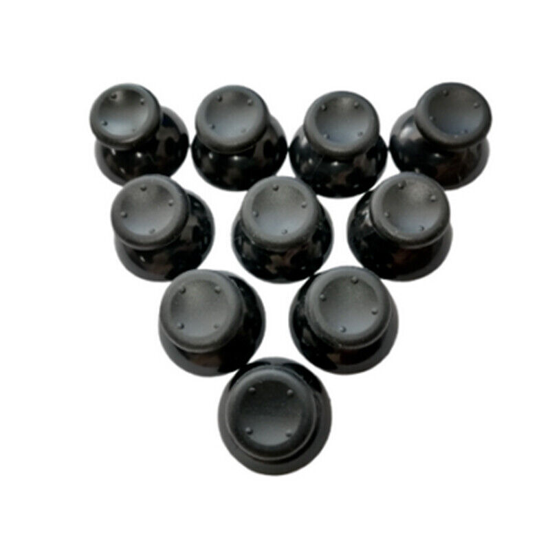 10 Black Analog Game Joystick Thumbsticks For Microsoft Xbox 360 & Original Xbox Unbranded Does not apply