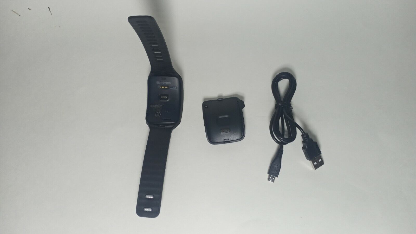 Samsung Galaxy Gear S 51mm Black Silicone Smart Watch - (SM-R750WZKAXAC) Samsung SM-R750WZKAXAC