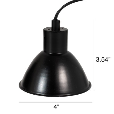 2PK Reptile Light Fixture w/ Lighting Heat Lamps and 4" Halogen Mini Dome Unbranded - фотография #7