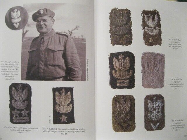 CAP EAGLE BADGES IN THE 2nd POLISH CORPS    --- Tomasz Zawistowski --- BRAND NEW Без бренда - фотография #13