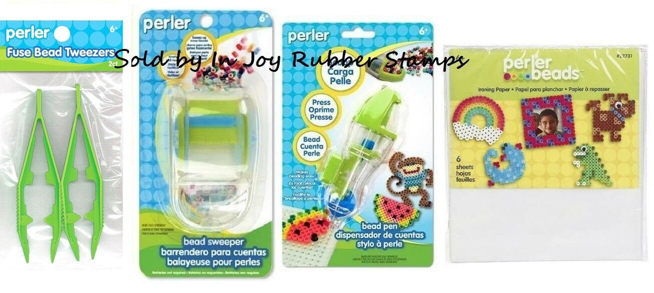 Perler Beads Kid's Activity Lot: Bead Pen, Tweezers, Sweeper, Ironing Paper Perler 80-22791