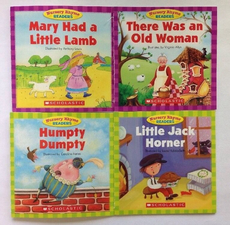 Nursery Rhyme Childrens Books Beginning Readers Lot 12 Scholastic - фотография #7