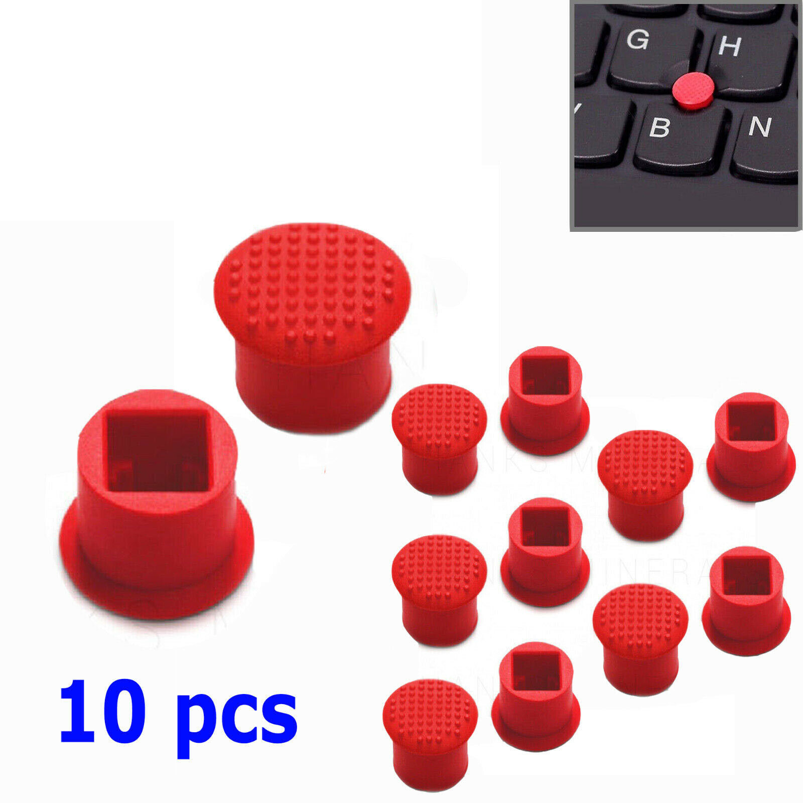 Pack Rubber Mouse Pointer Trackpoint Red Cap For IBM Thinkpad Laptop Nipple IBM Does Not Apply - фотография #2