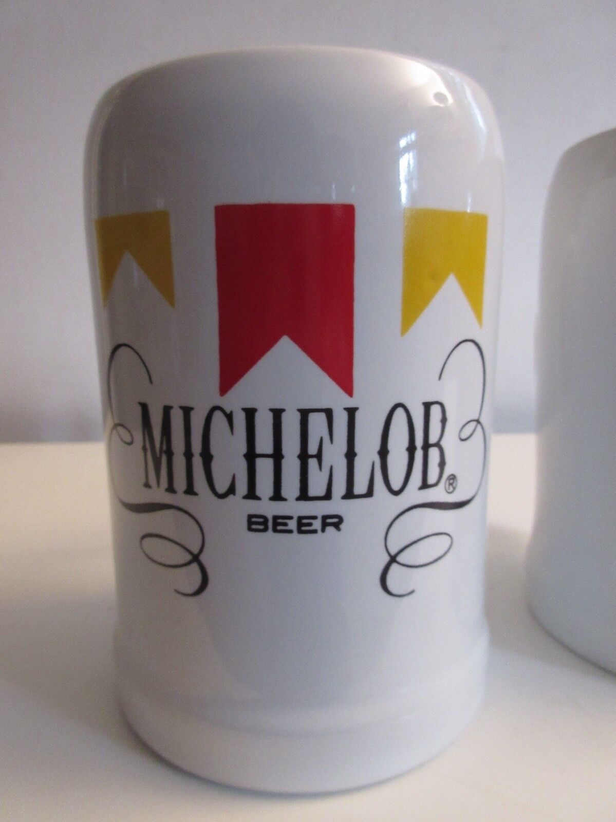 Vintage 1960's Schmidt Porcelana Brazil Michelob Beer Mug / Stein X2 Excellent! Michelob - фотография #2