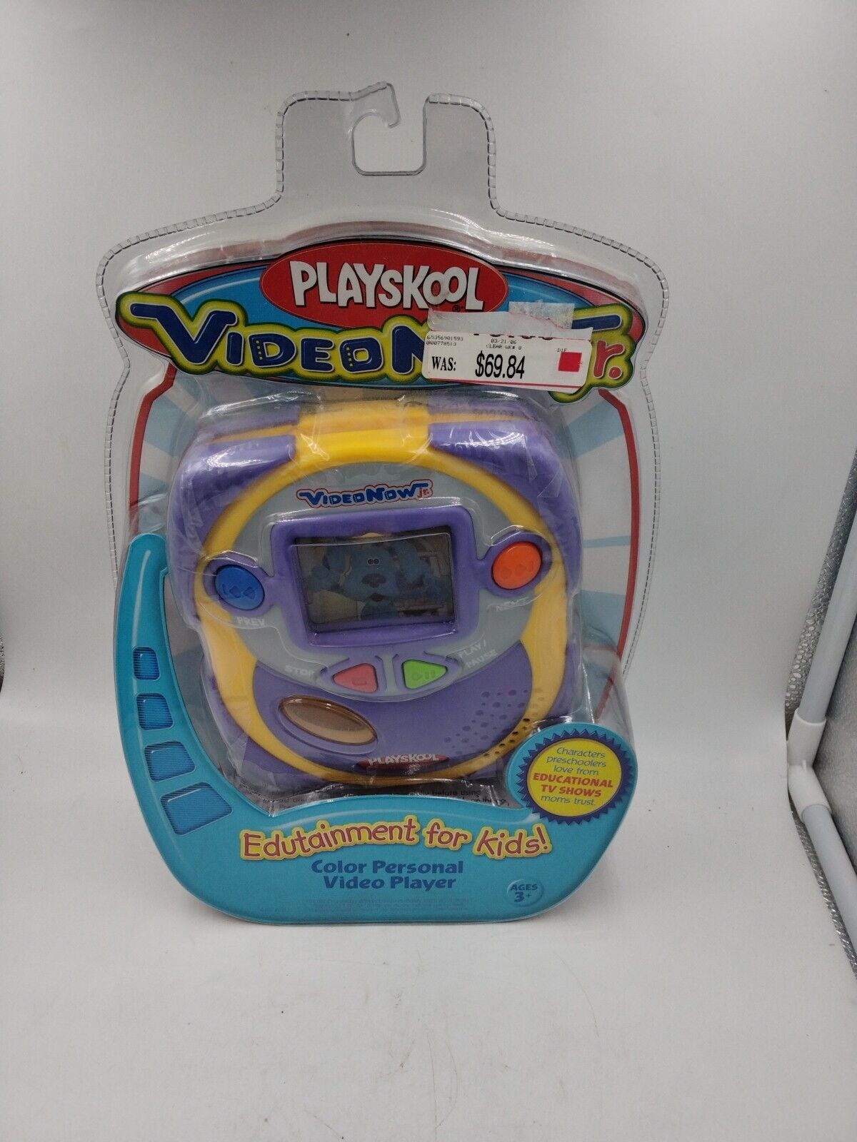 Playskool VIDEO NOW JR. - Color Personal Video Player - NEW (NOS) - Purple  Playskool Does Not Apply