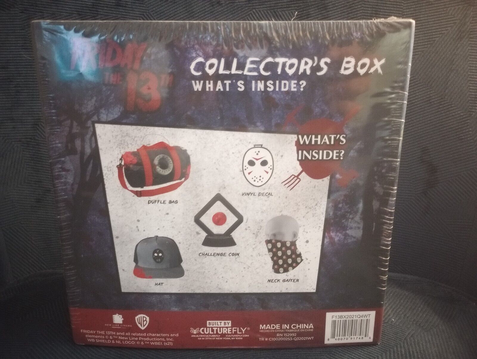 FRIDAY THE 13TH JASON VOORHEES Deluxe Mask + Collector's Box Rubie's 4181 - фотография #5