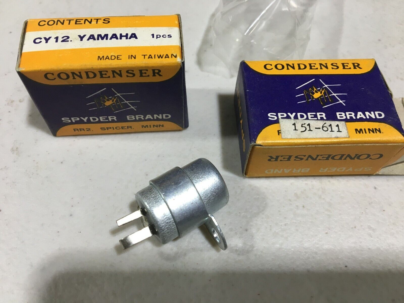 Vintage NOS Spyder Points Condensers Yamaha SL GP SW SS 396 338 433 643 340 440 Unbranded Does Not Apply - фотография #8