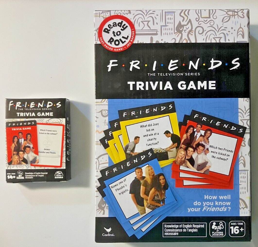 Cardinal Games Friends TV Show - Ready to Roll Trivia & Spin Master Trivia Game Cardinal Games & Spin Master Cardinal Games 6055428