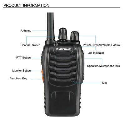 2 x Baofeng BF-88A Walkie Talkie Two Way Radio 16CH 462MHz 467MHz FRS Frequency Baofeng/Pofung Does Not Apply - фотография #4