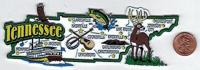  TENNESSEE and NORTH CAROLINA JUMBO  STATE  MAP  MAGNET     NEW USA  2 MAGNETS   Без бренда - фотография #4