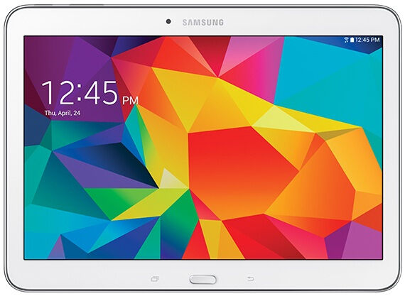 LOT OF 4 Samsung Galaxy Tab 4 SM-T530N 16GB, Wi-Fi, 10.1in - White-Broken Samsung SM-T530NZWAXAR