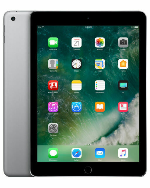 Apple iPad 5th Gen. 128GB, Wi-Fi, 9.7in - Space Gray wholesale lot of 10 Apple MP2U2LL/A