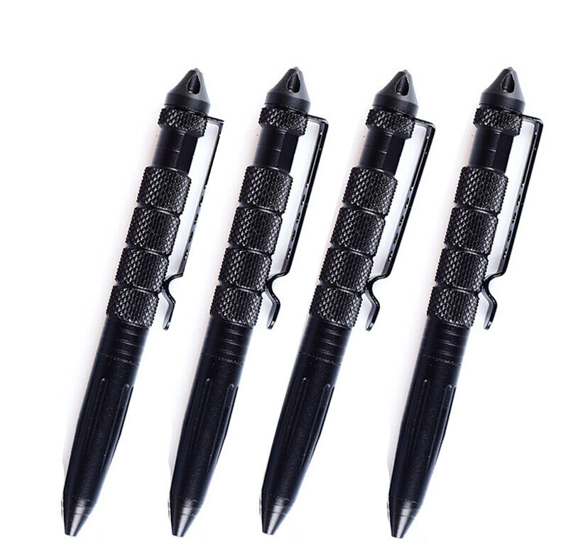 4PC Tactical Pens 6" Aluminum Glass Breaker Multifunction Survival Tools Pen USA Unbranded Tactical Pen - фотография #2