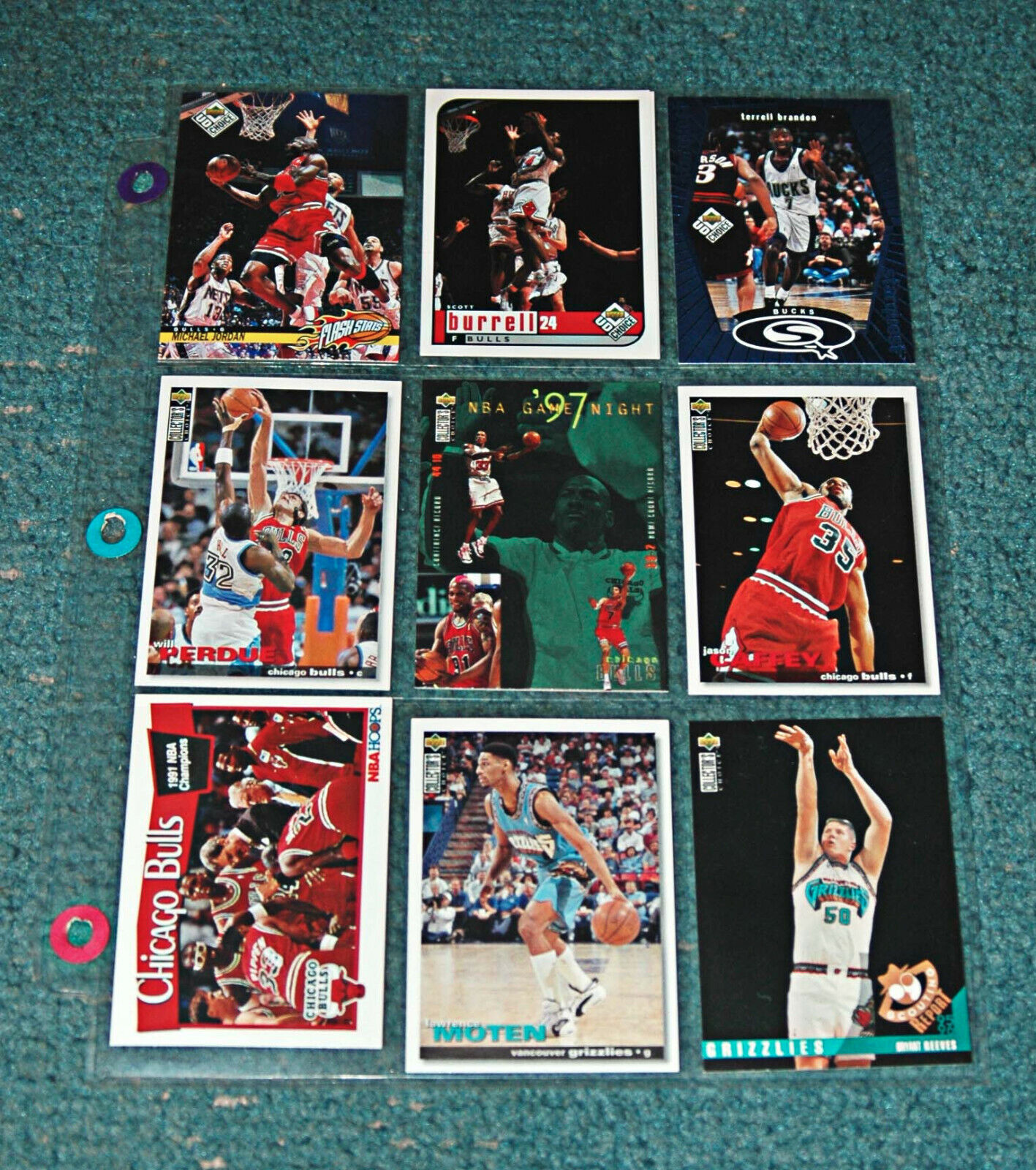 Upper Deck Topps Basketball Cards LOT 1992 - 1998 (63 Pieces VGC) Estate Find Без бренда - фотография #6