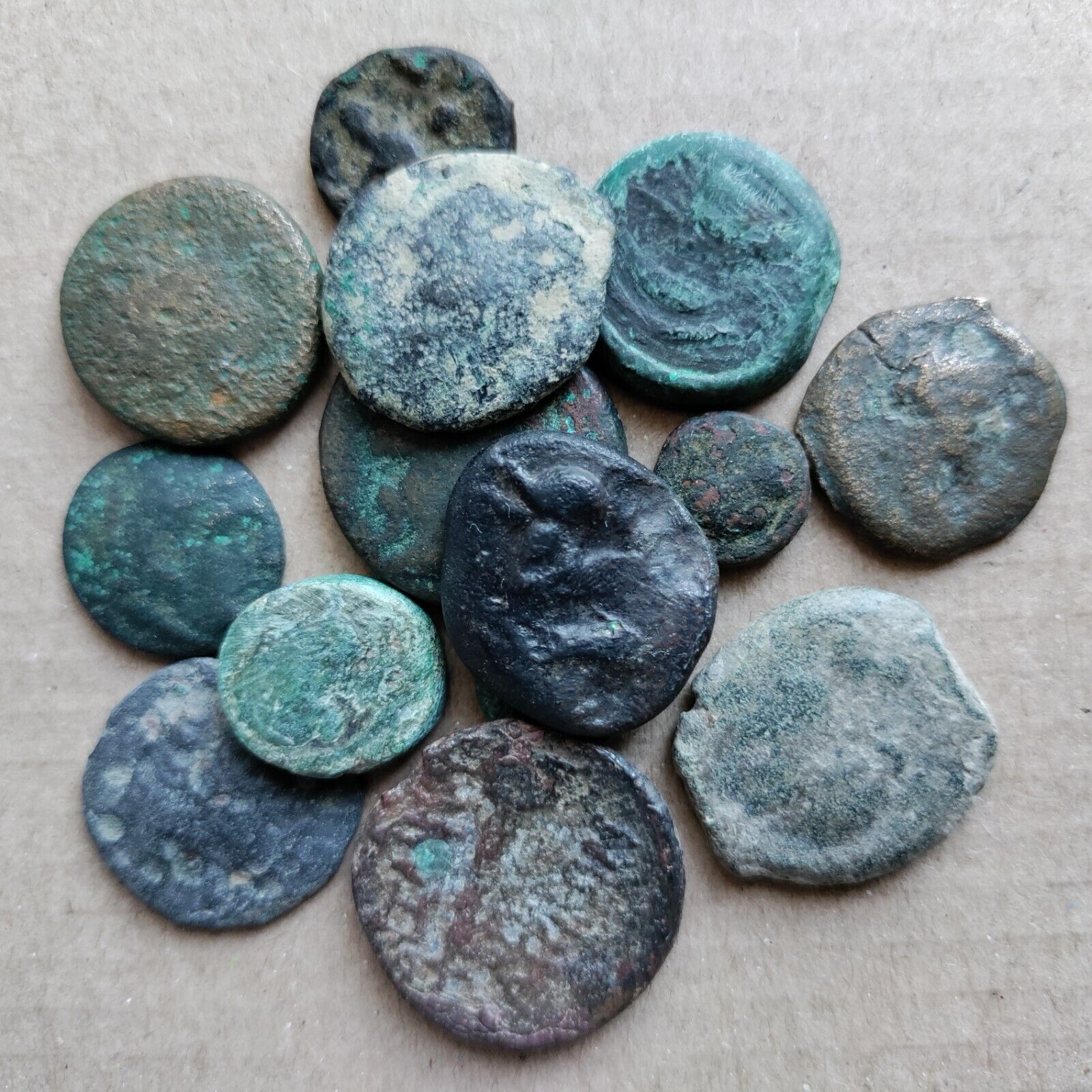 14 Ancient Greek coins lot 4th-1st Century B.C. Без бренда