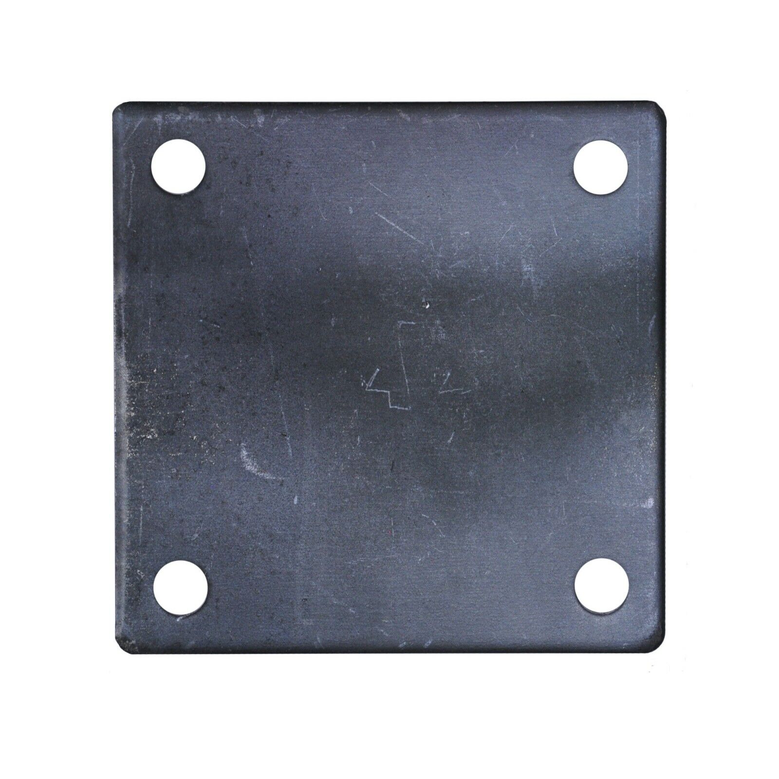 FLAT SQUARE STEEL METAL BASE PLATE 8" x 8" x 1/4" THICKNESS 3/8" HOLE | QTY 4 Pro Gate Supply Does Not Apply