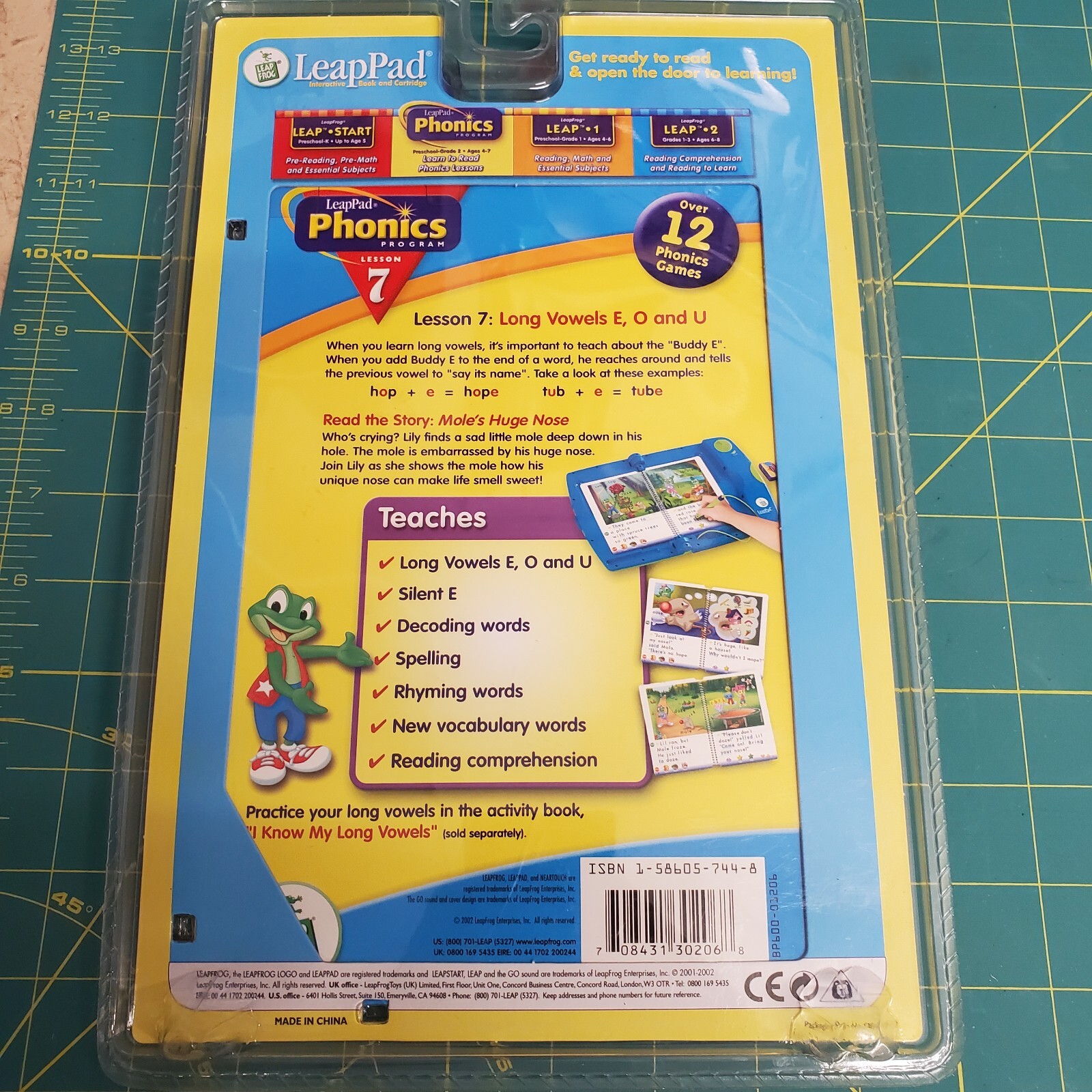 Leap Frog - Leap Pad Phonics Book & Cartridge Mole's Huge Nose Lesson 7 New LeapFrog - фотография #2