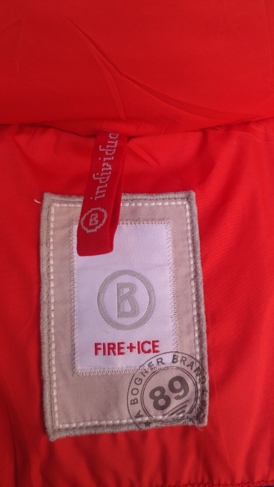 Bogner Fire+Ice Womens 600 Down/Feather Red Ski Jacket Zip Hooded Sz US 10/EU 40 Bogner - фотография #9
