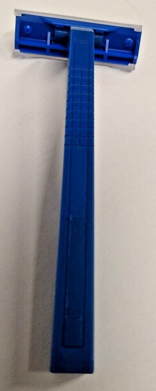 LOT OF 100 Twin Blade Blue Disposable Razors  Unbranded RAZR-6BX - фотография #3
