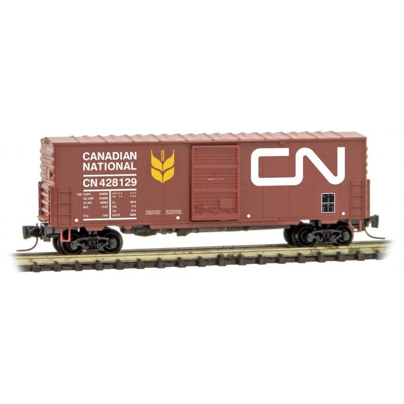 Z Scale Micro-Trains MTL 50300212 CN Canadian National 40' Box Car #428129 Micro-Trains Line (MTL) 503 00 212