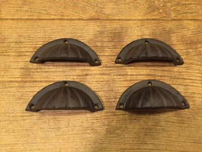 Antique Seashell Cast Iron Cup Shaped Cabinet Pulls (Set of Two) 0184-0034 Без бренда 0184-0034 - фотография #6