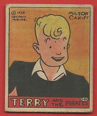 1935  RARE  TERRY  &  THE  PIRATES  7  CARD LOT  R27  # s 141  THROUGH  147   !! Без бренда