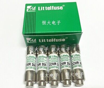 10pcs Littelfuse CCMR-30 CCMR 30A 600V Time Delay Fuse New in box free ship Littelfuse