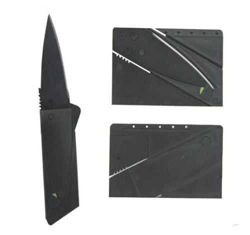 300x Credit Card Knives folding wallet thin pocket Survival sharp micro knife Credit Card Knife Classic - фотография #9
