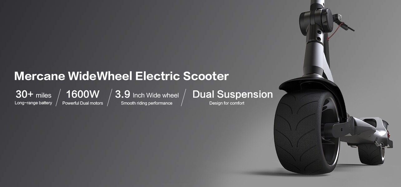 Mercane Electric Scooter Widewheel Folding Single/Dual Motor Wide Wheel  Mercane Scooter-Dino - фотография #4